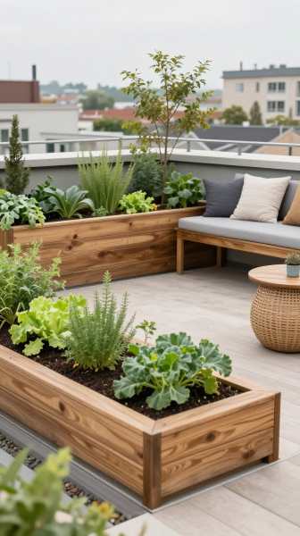 Eco Friendly Terrace Vegetable Garden