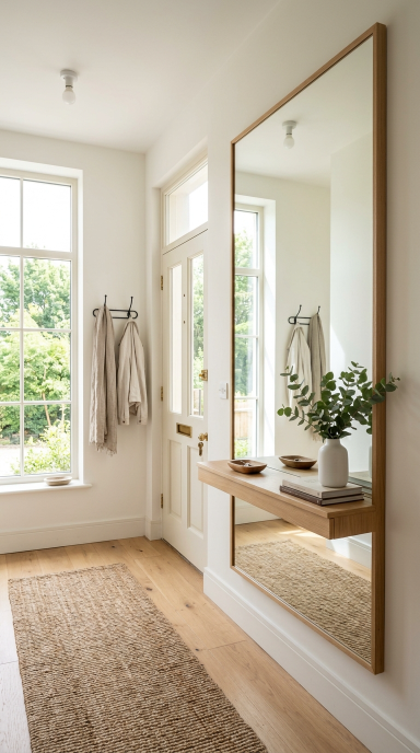 Entryway Mirror to Expand Space.webp