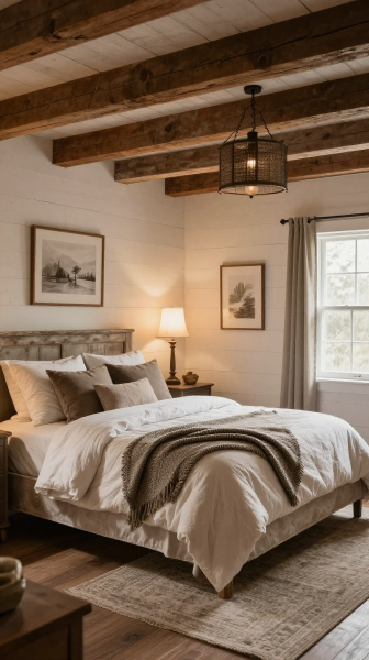 Farmhouse Style Loft Bedroom