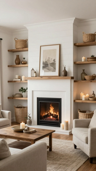 Modern Floating Shelves