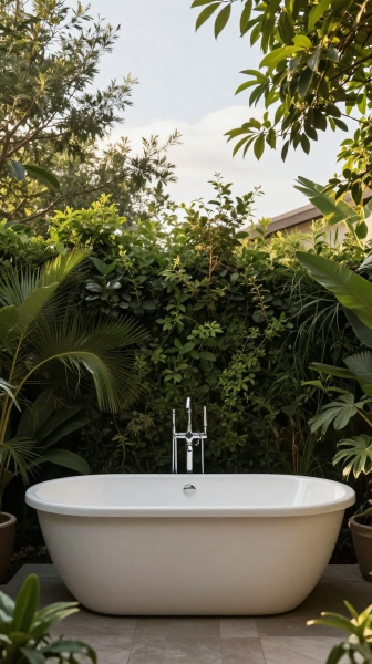 Freestanding Tub in Nature