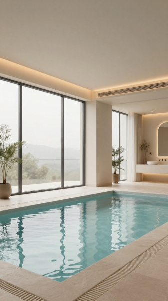 Indoor Plunge Pool Concept