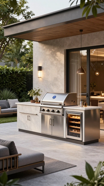 Luxury Smart Outdoor Kitchen