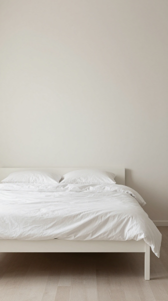 Minimalist Bed Setup