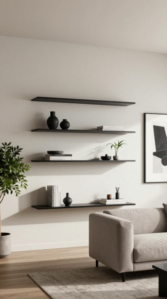 Modern Floating Shelves
