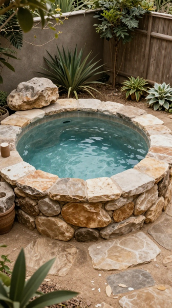 Natural Stone Plunge Pool