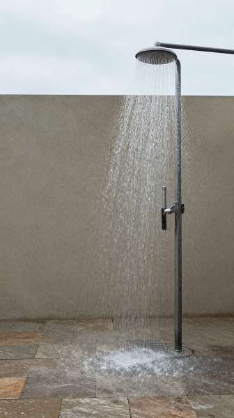 Open Air Rainfall Shower