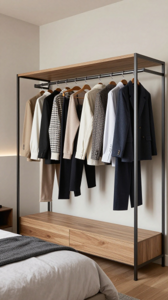 Open Clothing Racks