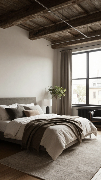 Open Concept Loft Bedroom