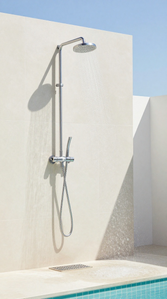 Poolside Outdoor Shower