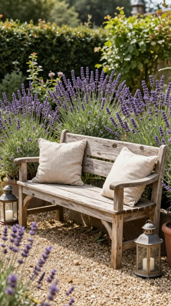 Reclaimed Wood Garden Bench