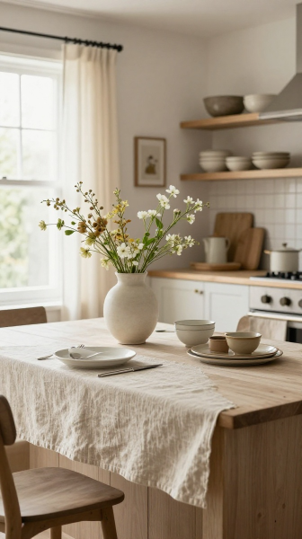 Replace Heavy Fabrics With Linen Textiles