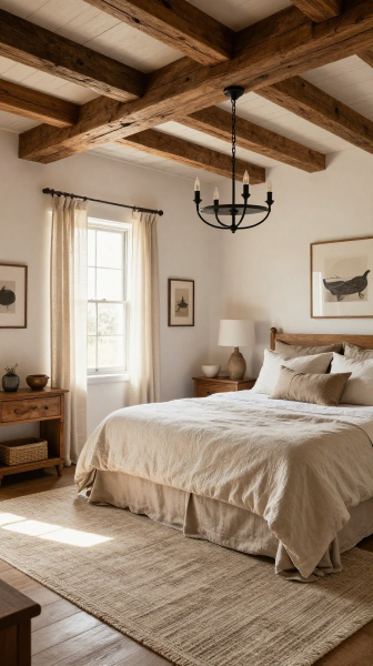 Rustic Wood Beam Ceiling