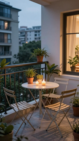 Small Bistro Dining Setup