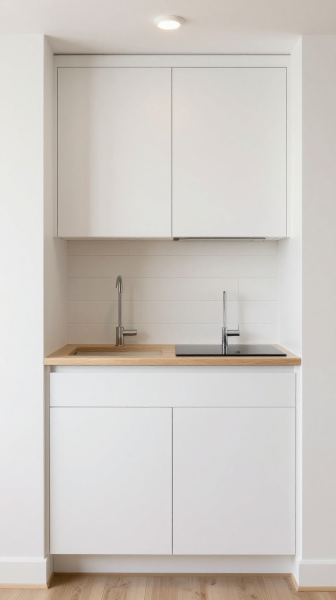 Small Kitchen Shiplap Accent