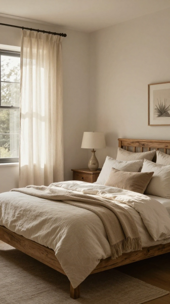 Soft Linen Curtain Styling