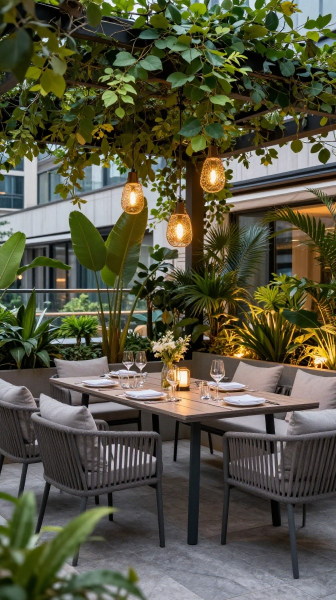Terrace Garden Dining Space