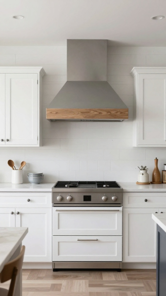 Two Tone Shiplap Backsplash