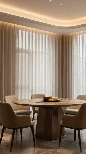 Use Floor to Ceiling Curtains