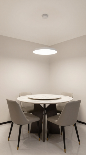 Use a Round Dining Table for Smaller Rooms