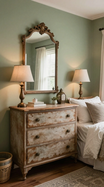 Vintage Farmhouse Bedroom Decor