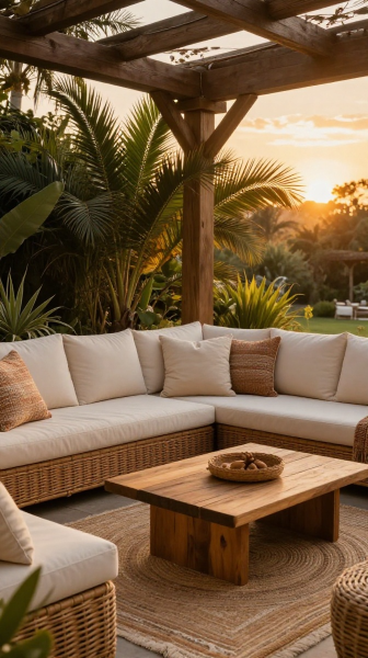 . Wicker Lounge Seating