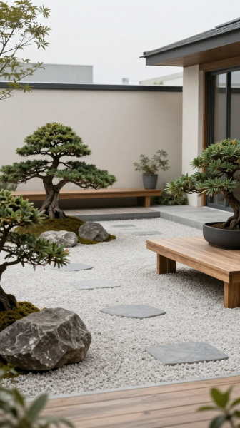 Zen Inspired Terrace Garden