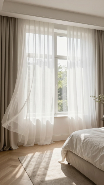 Brighten Rooms With Sheer Window Treatments