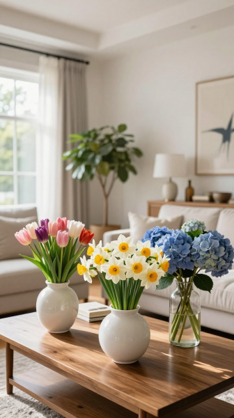 Decorate With Fresh Seasonal Flowers