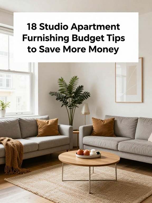studio apartment furnishing budget