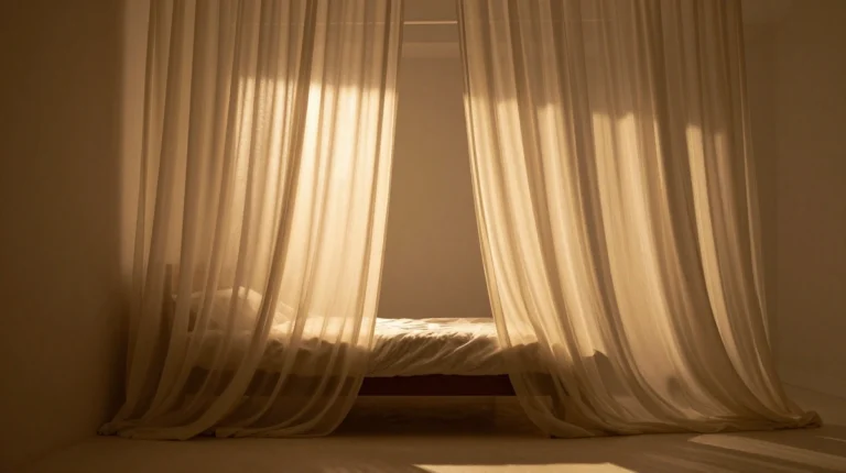 how to separate a bed in a studio apartment