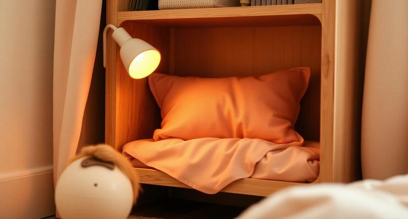A Child's Sleeping Nook That Feels Safe Without Stealing the Whole Room