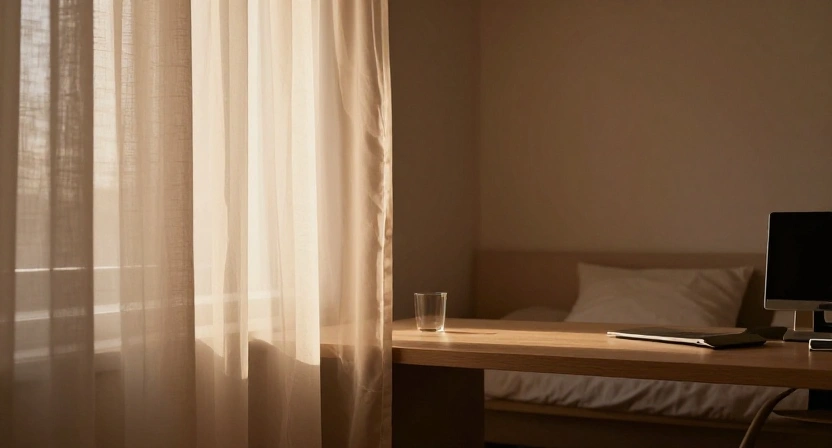 A Curtain or Screen Can Separate Meetings From Everyday Life