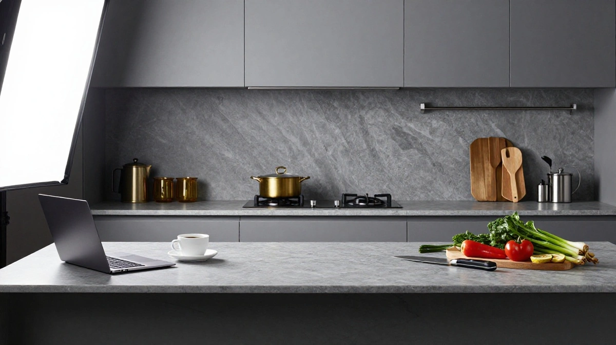 A Kitchen Corner So Clever Guests Never Guess It Doubles as an Office