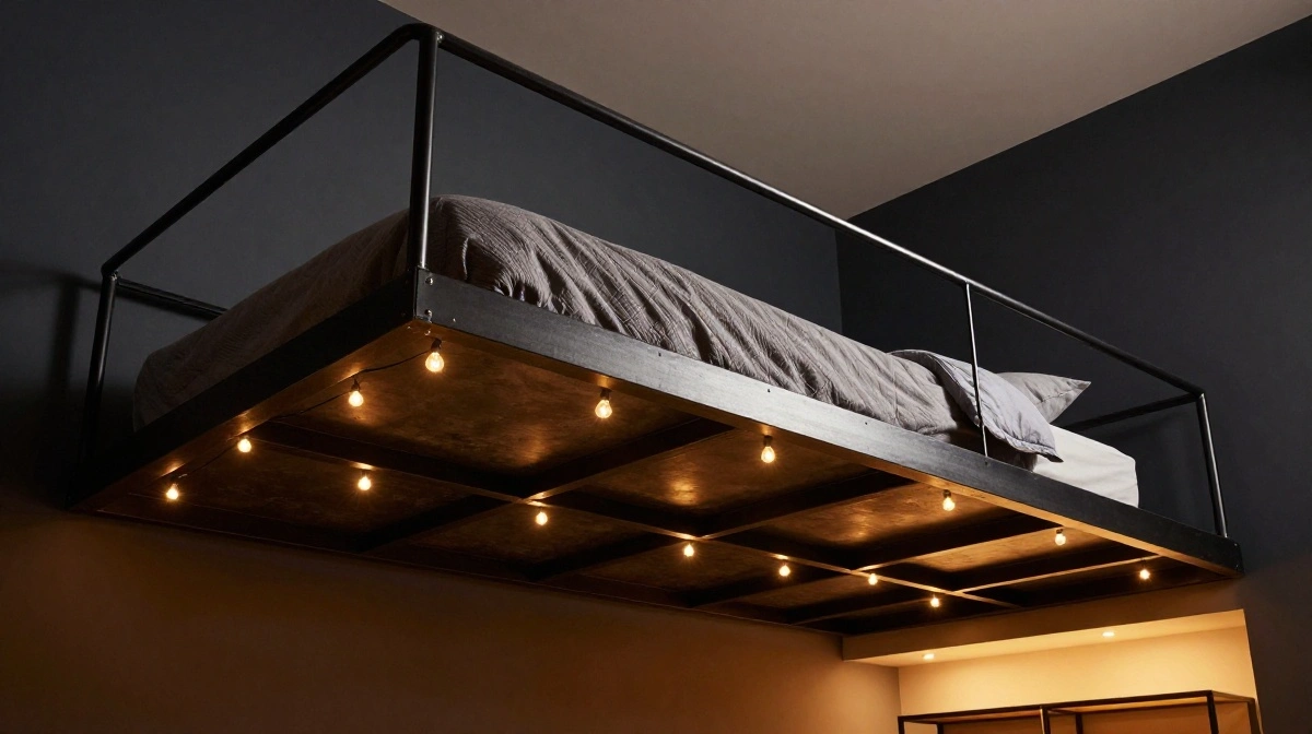 A Loft Bed Layout That Quietly Frees an Entire Floor for Daily Life