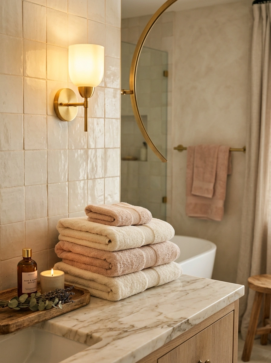 Bathroom Touches That Turn a Small Space Into a Private Spa