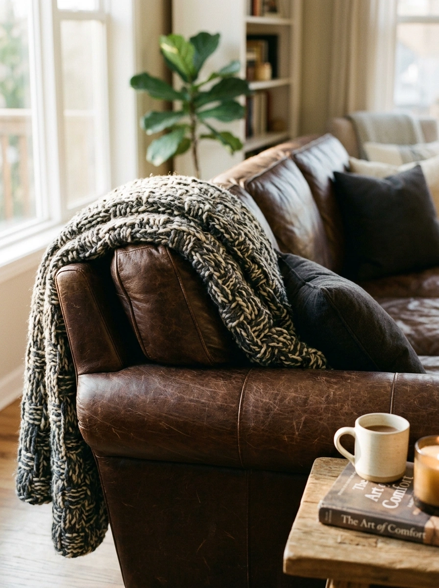 Blankets Draped With Purpose Instead of Tossed as an Afterthought