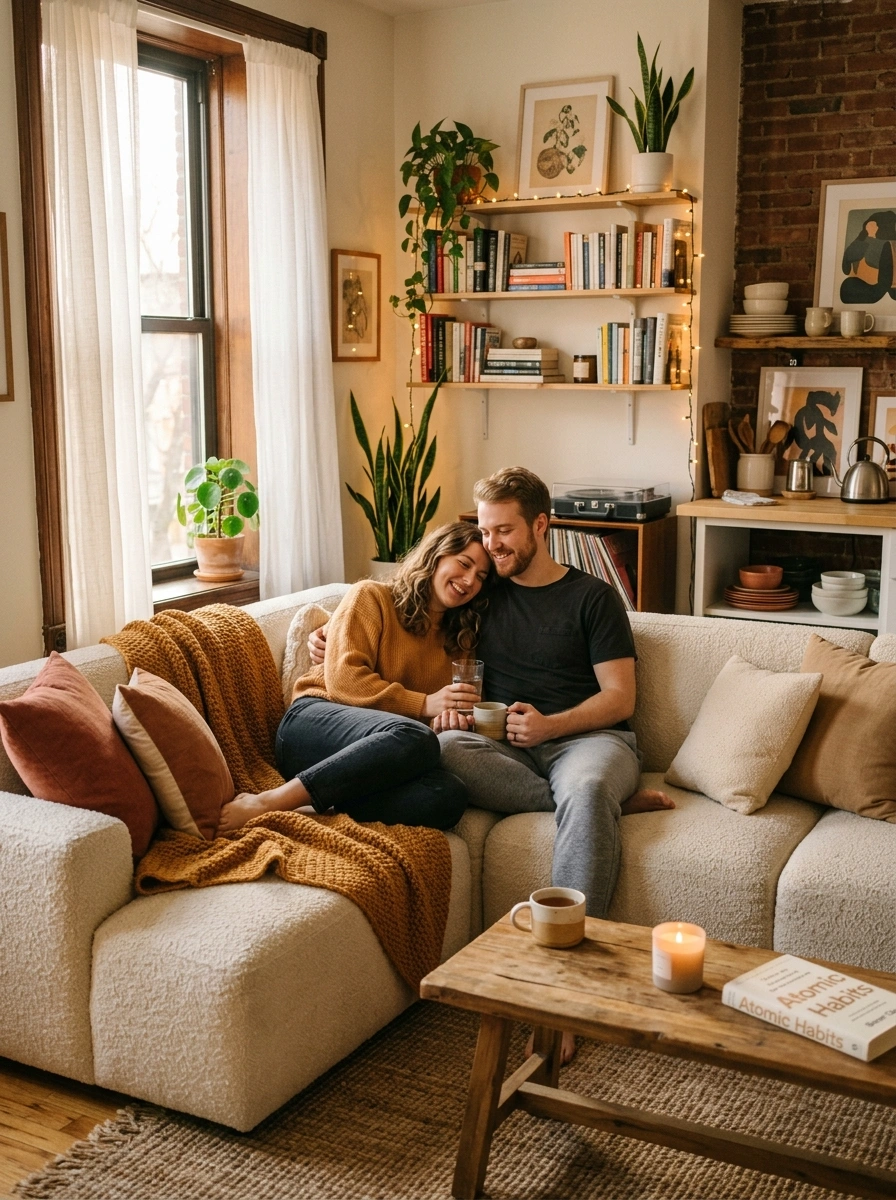 Furniture Choices Unique to Couples Sharing One Open Room