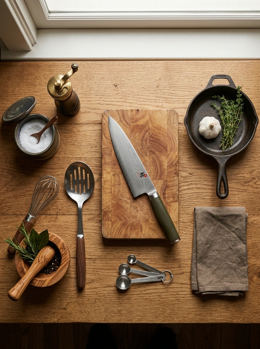Kitchen Tools That Cover Real Cooking Without Cluttering a Tiny Counter