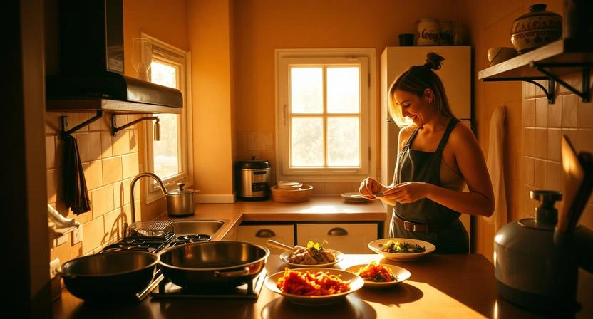 Kitchen Zones Built for Two People Who Cook at Completely Different Speeds