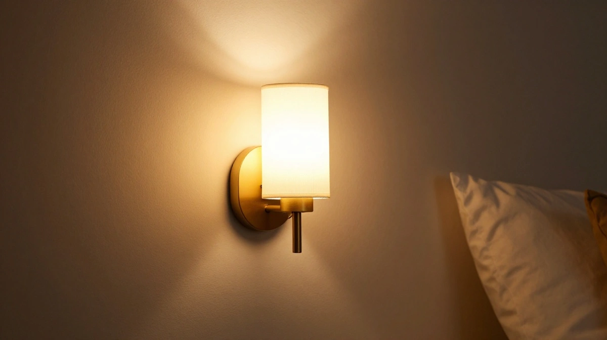 Lighting Fixtures Mounted to Walls Instead of Stealing Table Space