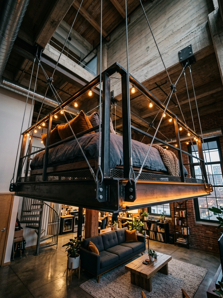 Loft Frames That Quietly Free an Entire Floor for Daily Life