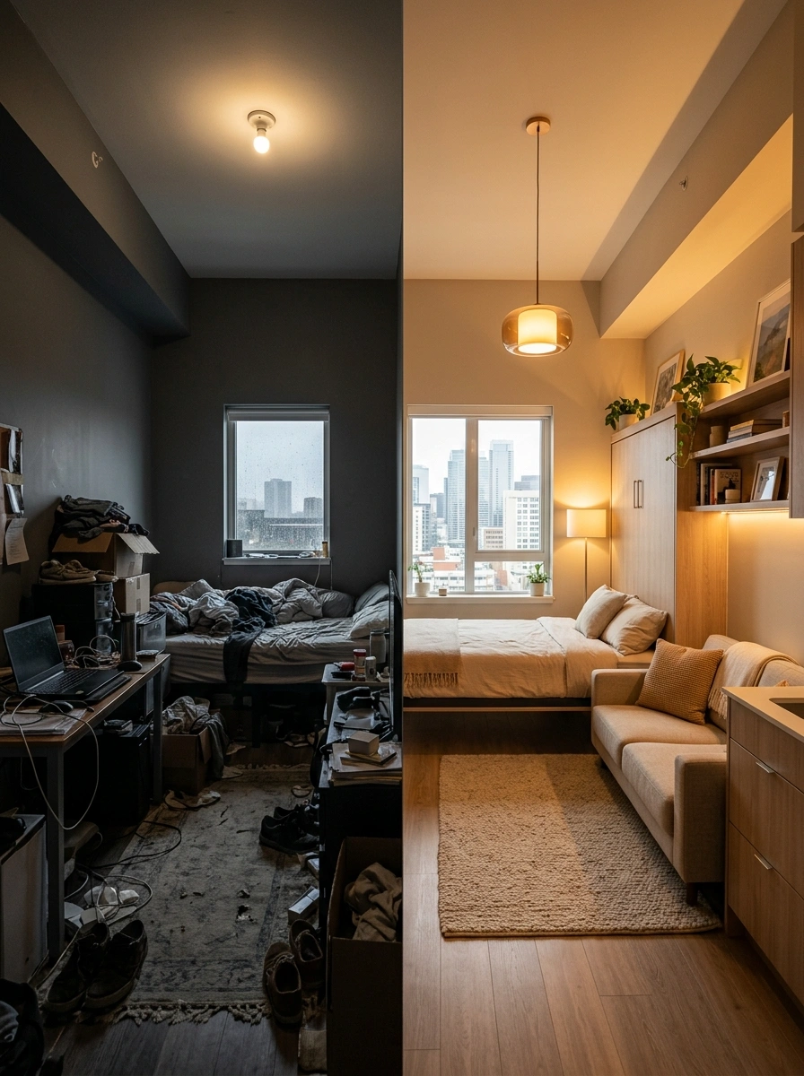 Loft Frames That Steal Back an Entire Floor Beneath a Sleeping Zone