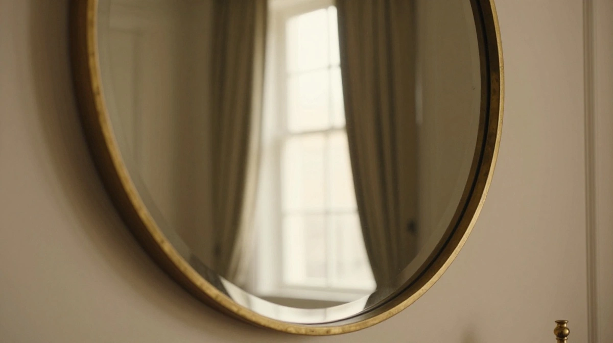 Mirrors Placed to Bend Light and Rewrite the Room's Boundaries