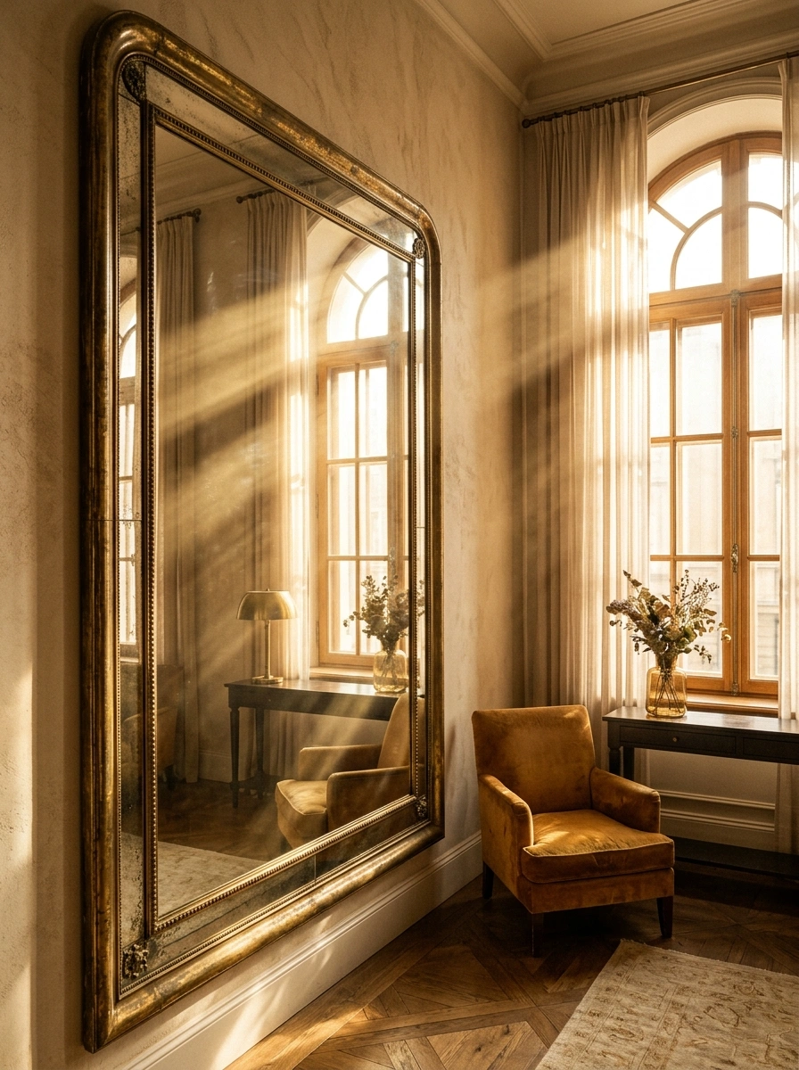 Mirrors That Do Double Duty as Decor and Space Illusion