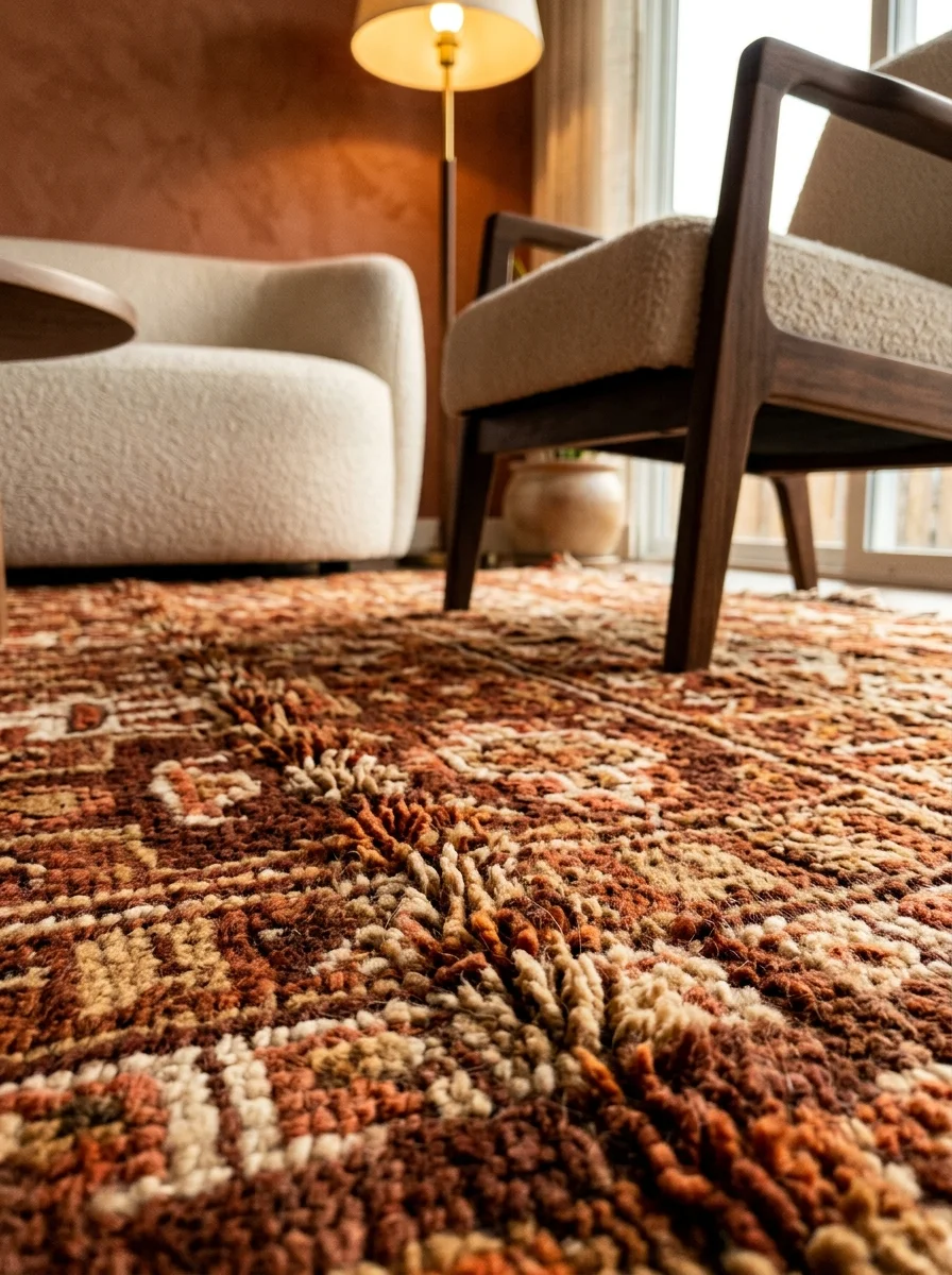 One Rug Choice That Pulls an Entire Earth Tone Palette Together
