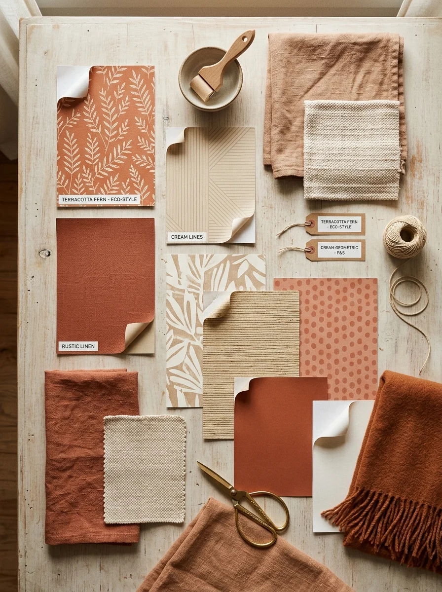 Renter Friendly Ways to Bring Earth Tones Into a Space You Cannot Paint