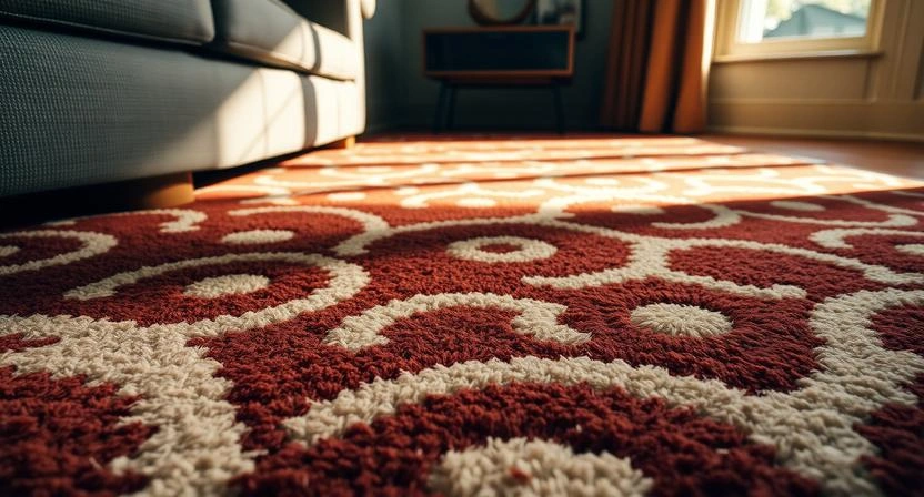 Rugs That Ground the Room With Retro Shapes and Rich Texture