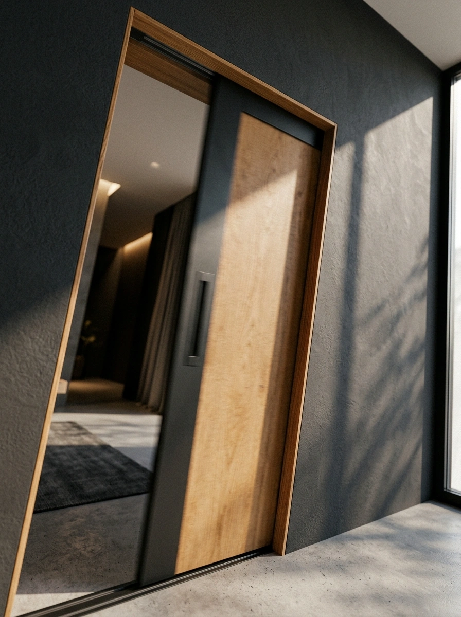 Sliding Doors That Vanish Into the Wall When Privacy Isn't Needed