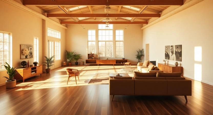 Small Space Tricks That Make a Mid Century Studio Feel Expansive